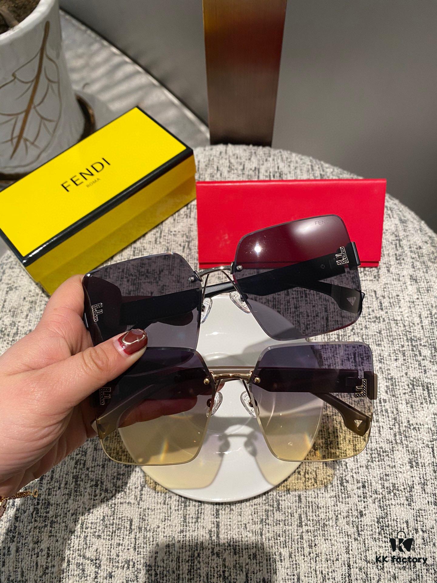 Fendi Postaloy Resin Polarized Sunglasses 😎 New Style Chic Sun Glasses Reduce Glare, Block Harmful Radiation 🥰 Essential for Travel and Outfit Pairing 🌸 Suitable for Driving 🧐 Brand Philosophy - Trends Come and Go, but Style Remains 🥳 6112 Eyewear Sunglasses