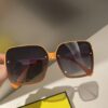 Fendi Women's Polarized Sunglasses 🕶️ Fashionable Face-Framing Designer Style Recommended in Live Stream (6071)