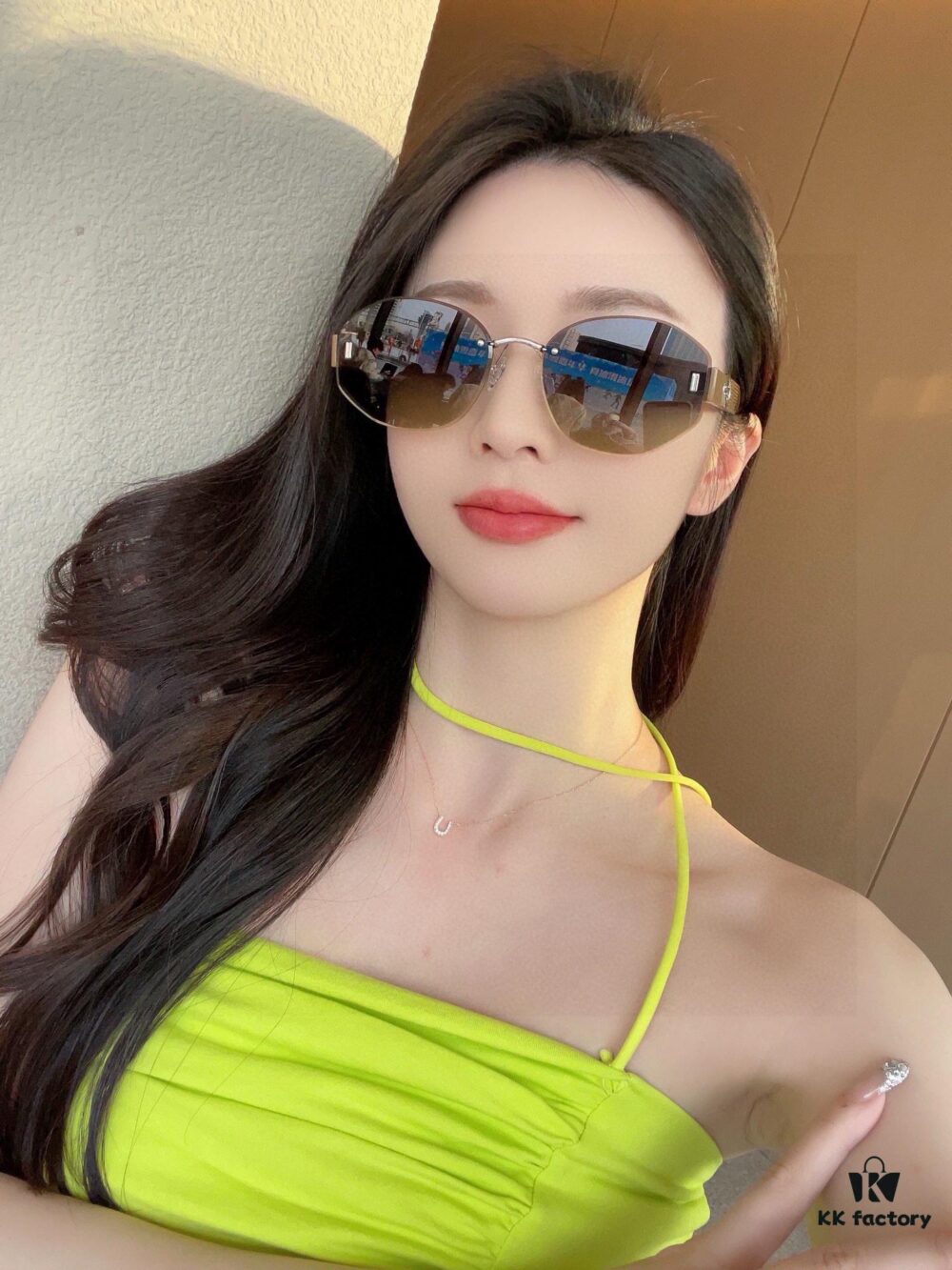 High-Definition Gucci Nylon Polarized Sunglasses for Women