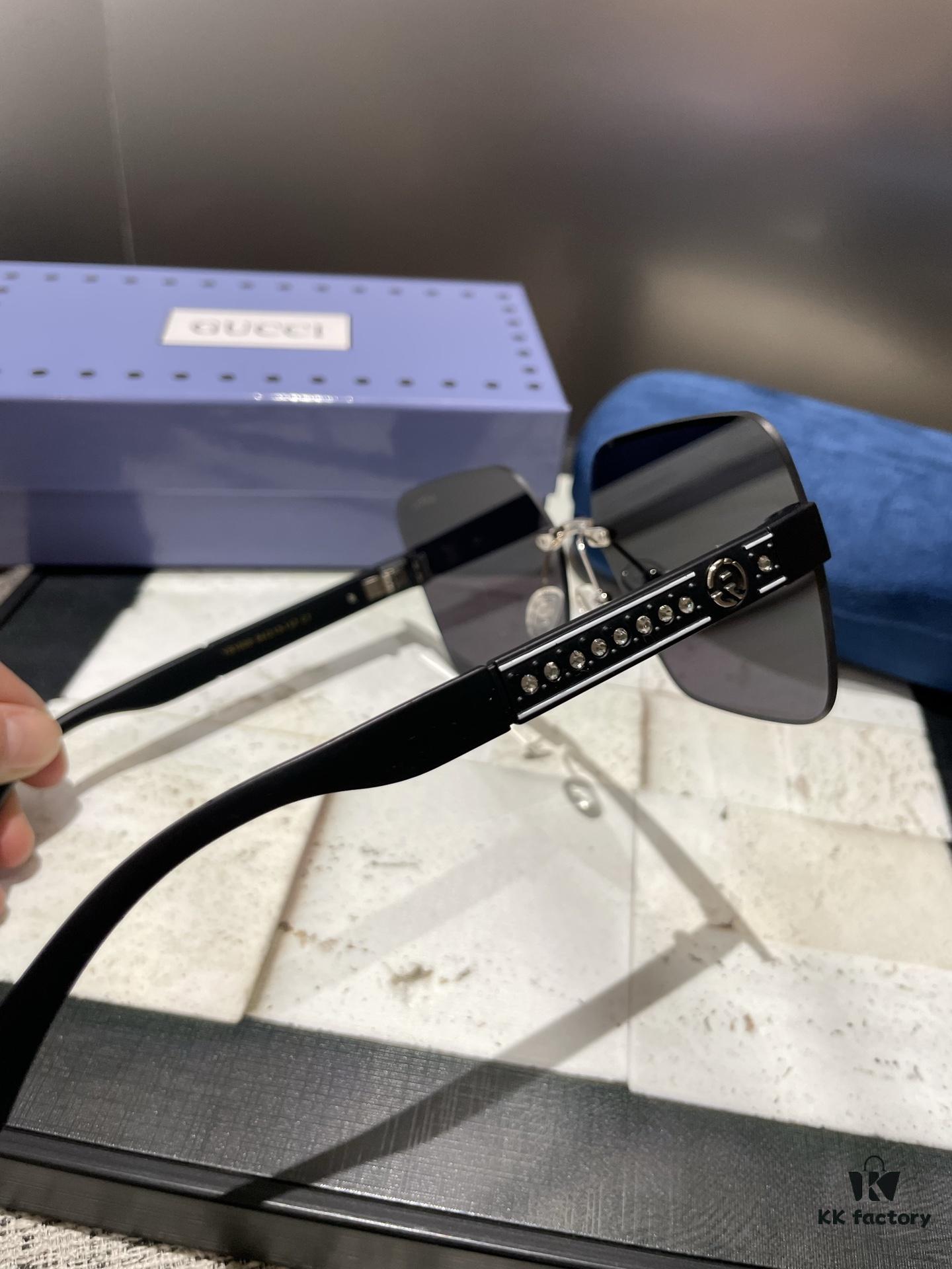 Gucci Polarized Metal Women's Sunglasses