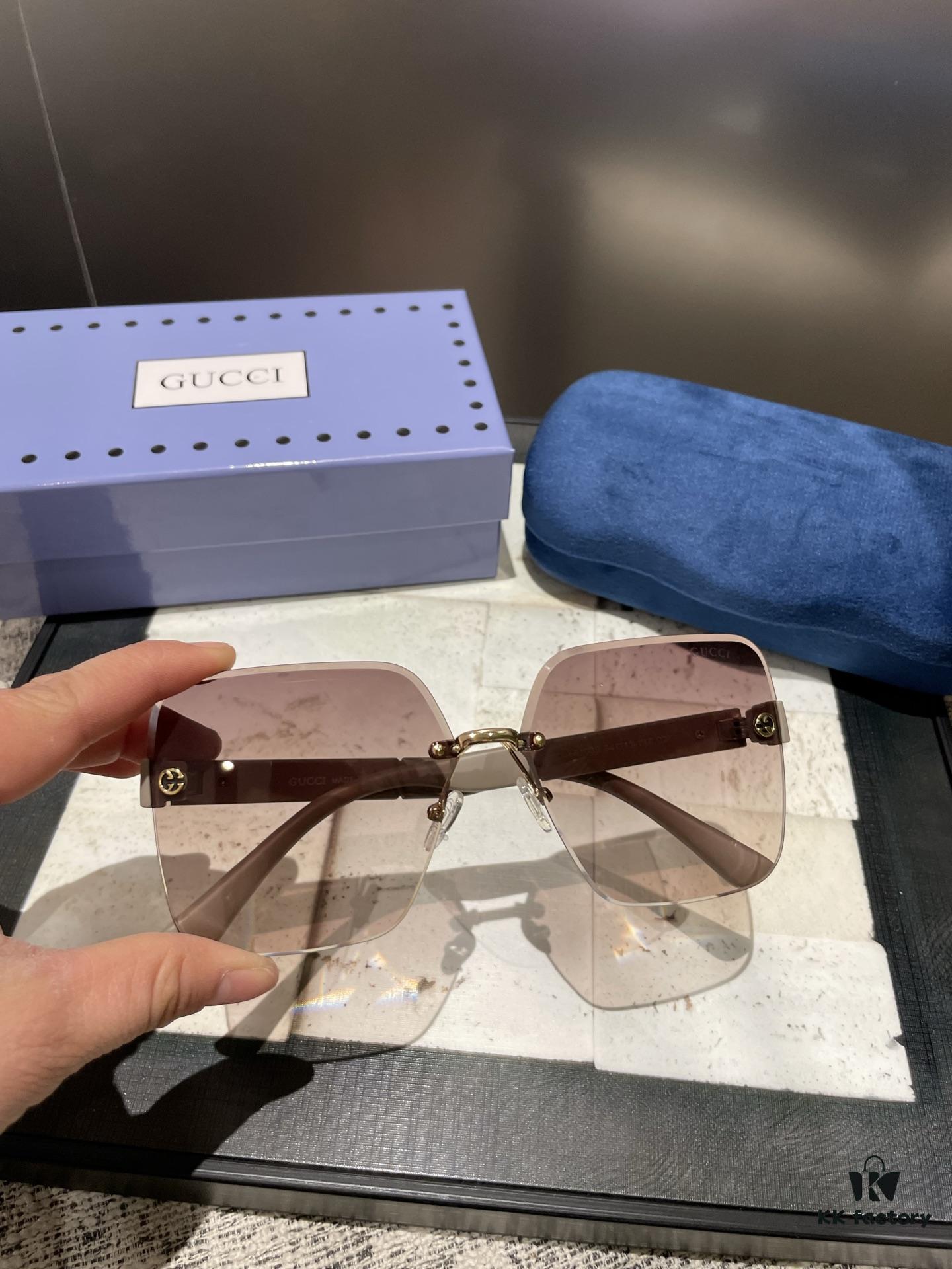 Gucci Polarized Metal Women's Sunglasses