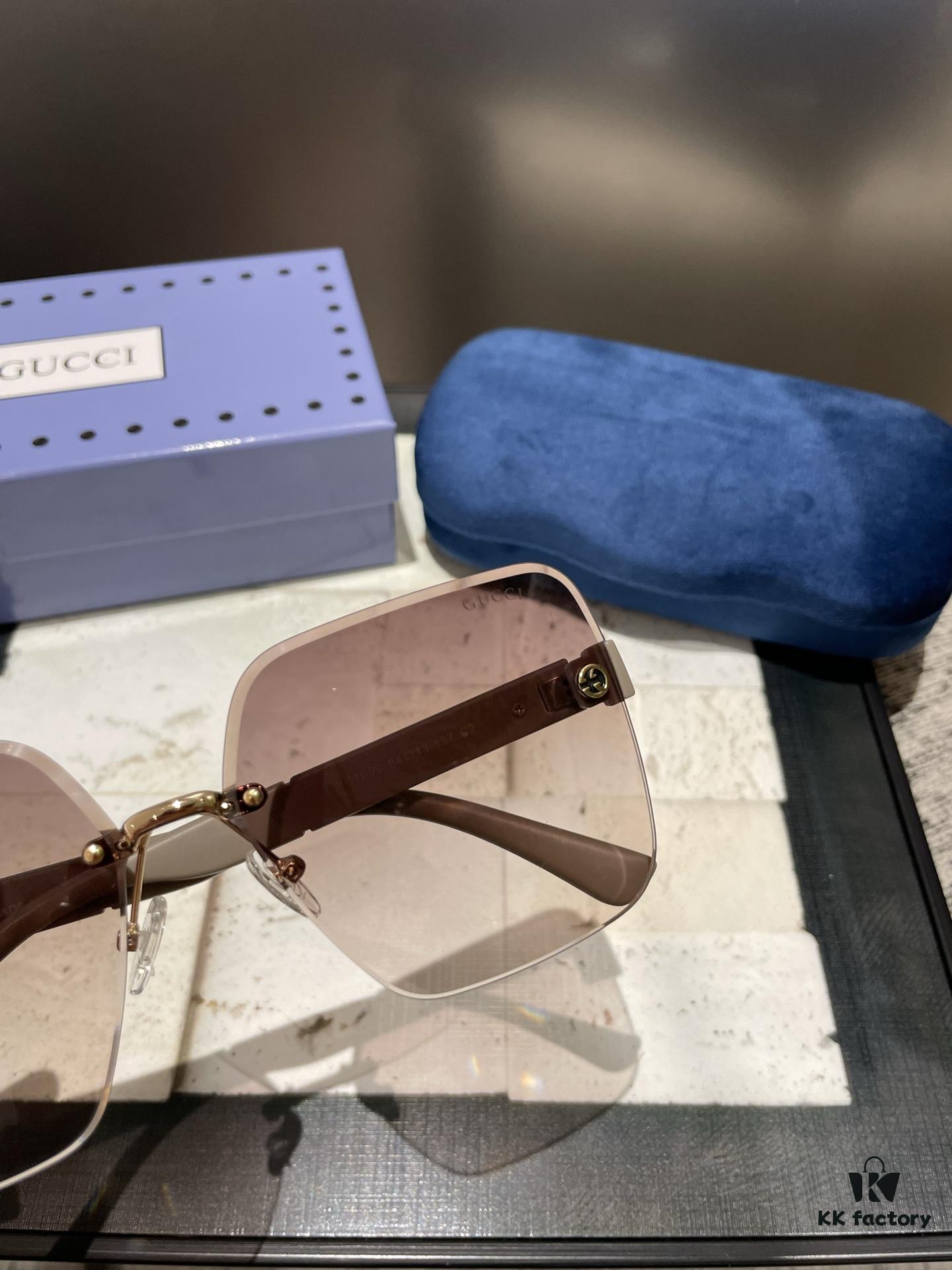 Gucci Polarized Metal Women's Sunglasses