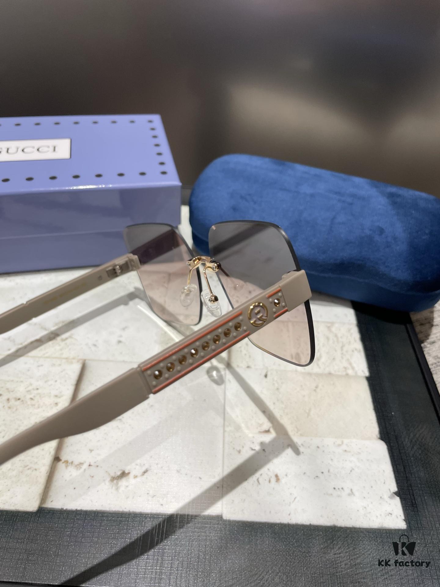 Gucci Polarized Metal Women's Sunglasses