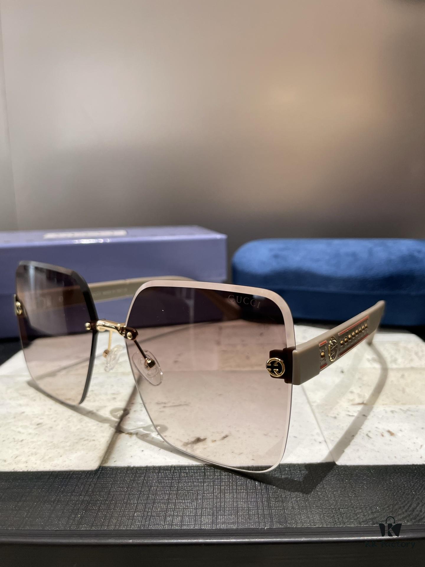 Gucci Polarized Metal Women's Sunglasses