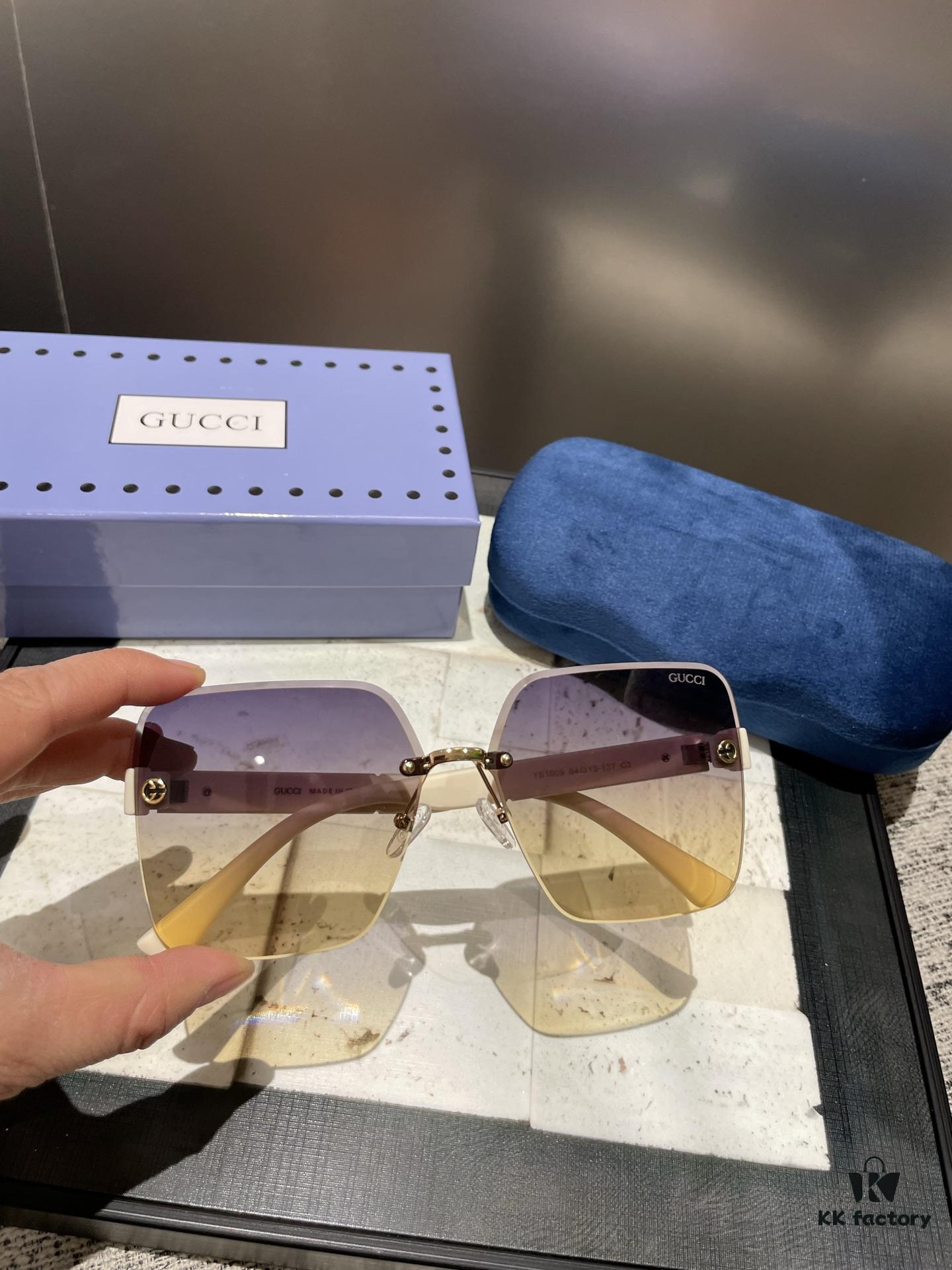 Gucci Polarized Metal Women's Sunglasses