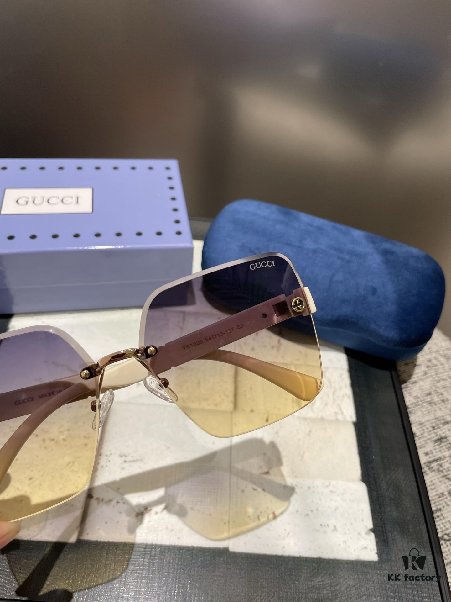 Gucci Polarized Metal Women's Sunglasses