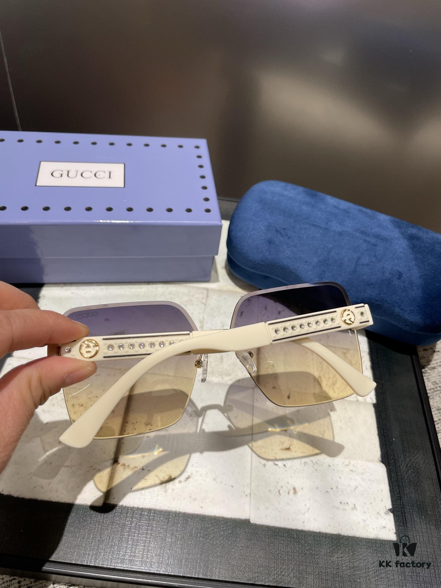 Gucci Polarized Metal Women's Sunglasses