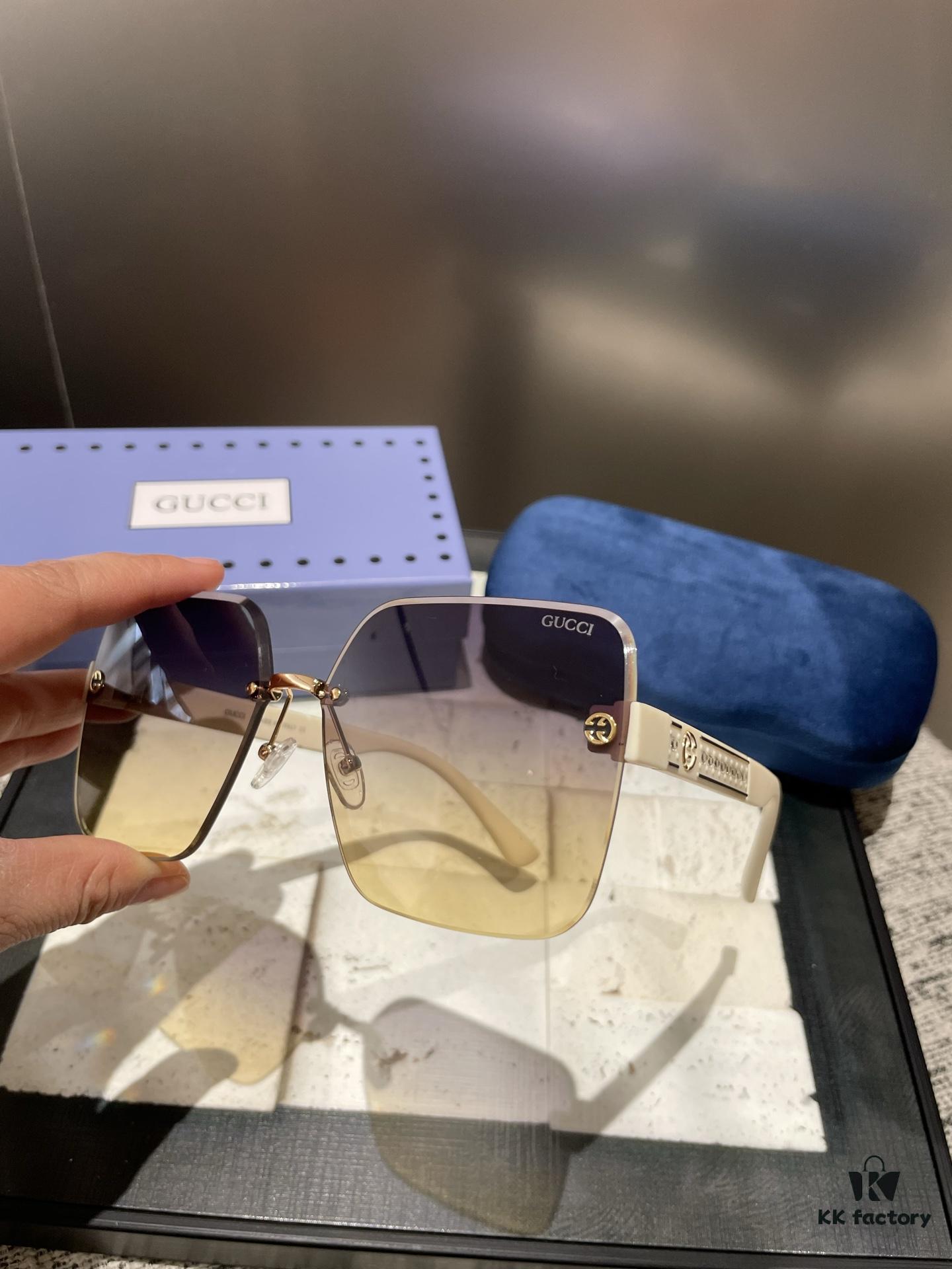 Gucci Polarized Metal Women's Sunglasses