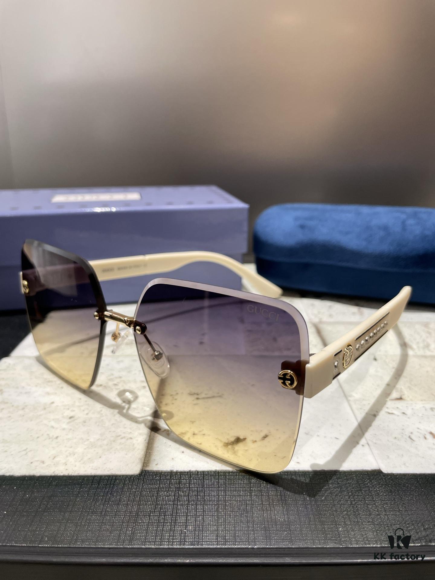 Gucci Polarized Metal Women's Sunglasses