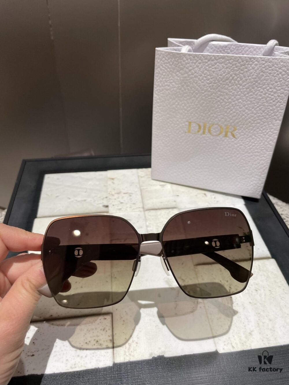 High-Definition Dior Nylon Polarized Sunglasses for Women