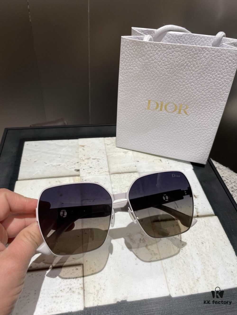 High-Definition Dior Nylon Polarized Sunglasses for Women