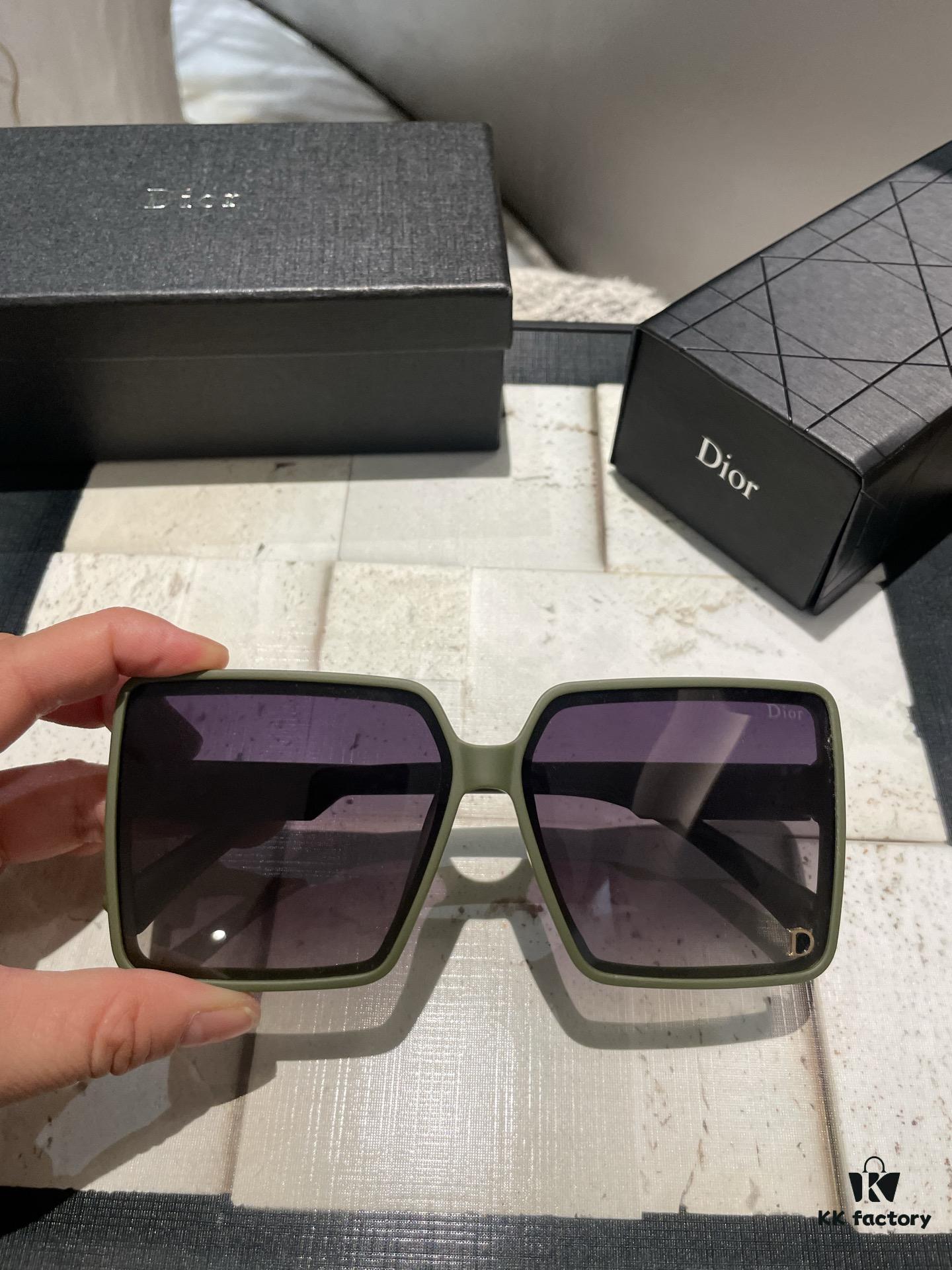 Dior Polarized Resin Sunglasses, New Mini Chanel Style Sun Glasses, Reduce Glare, Block Harmful Radiation, Essential for Travel and Daily Wear, Suitable for Driving