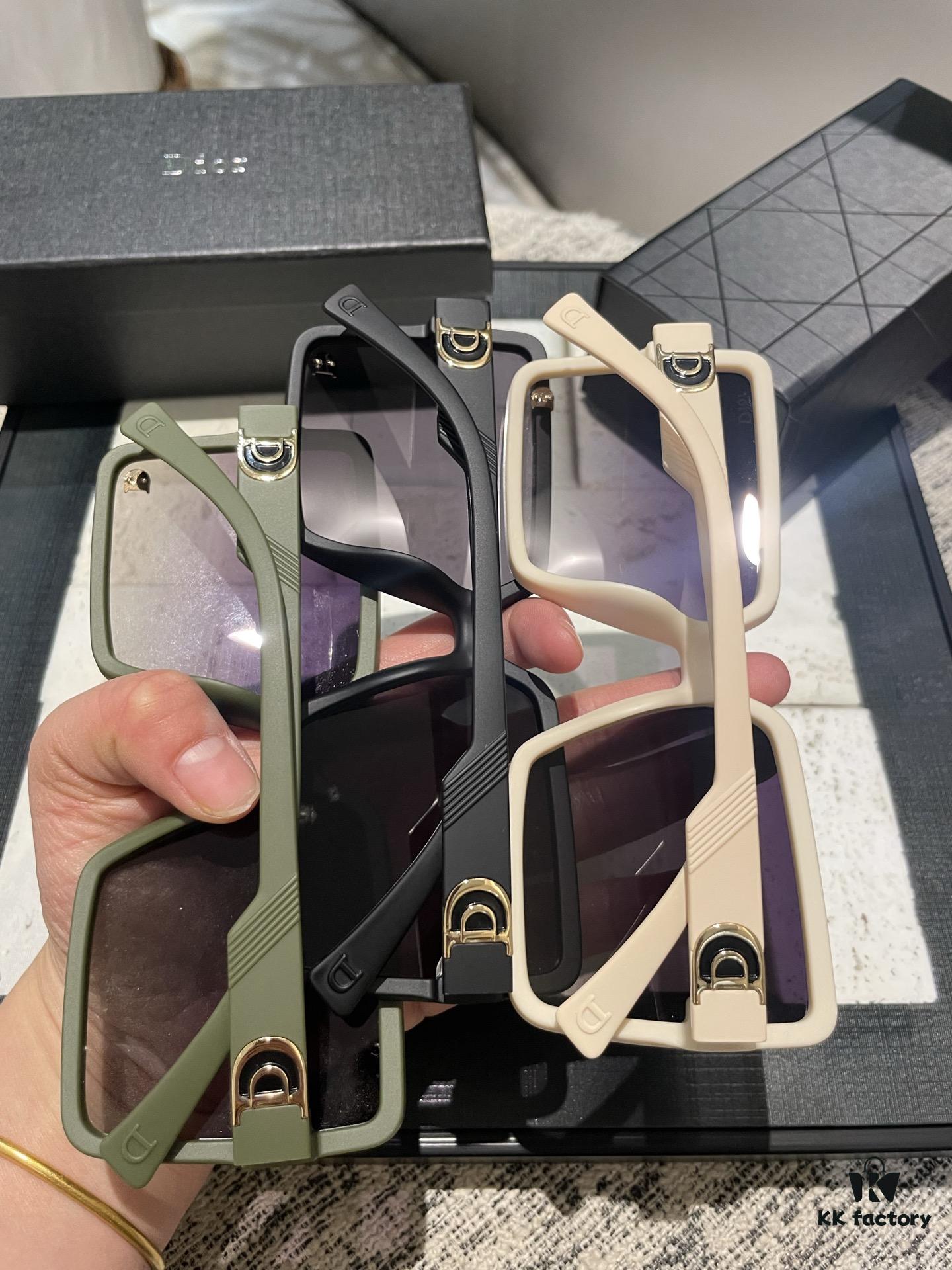 Dior Polarized Resin Sunglasses, New Small Chic Style, Reducing Glare and Blocking Harmful Radiation, Essential for Travel and Fashion Pairing, Suitable for Driving