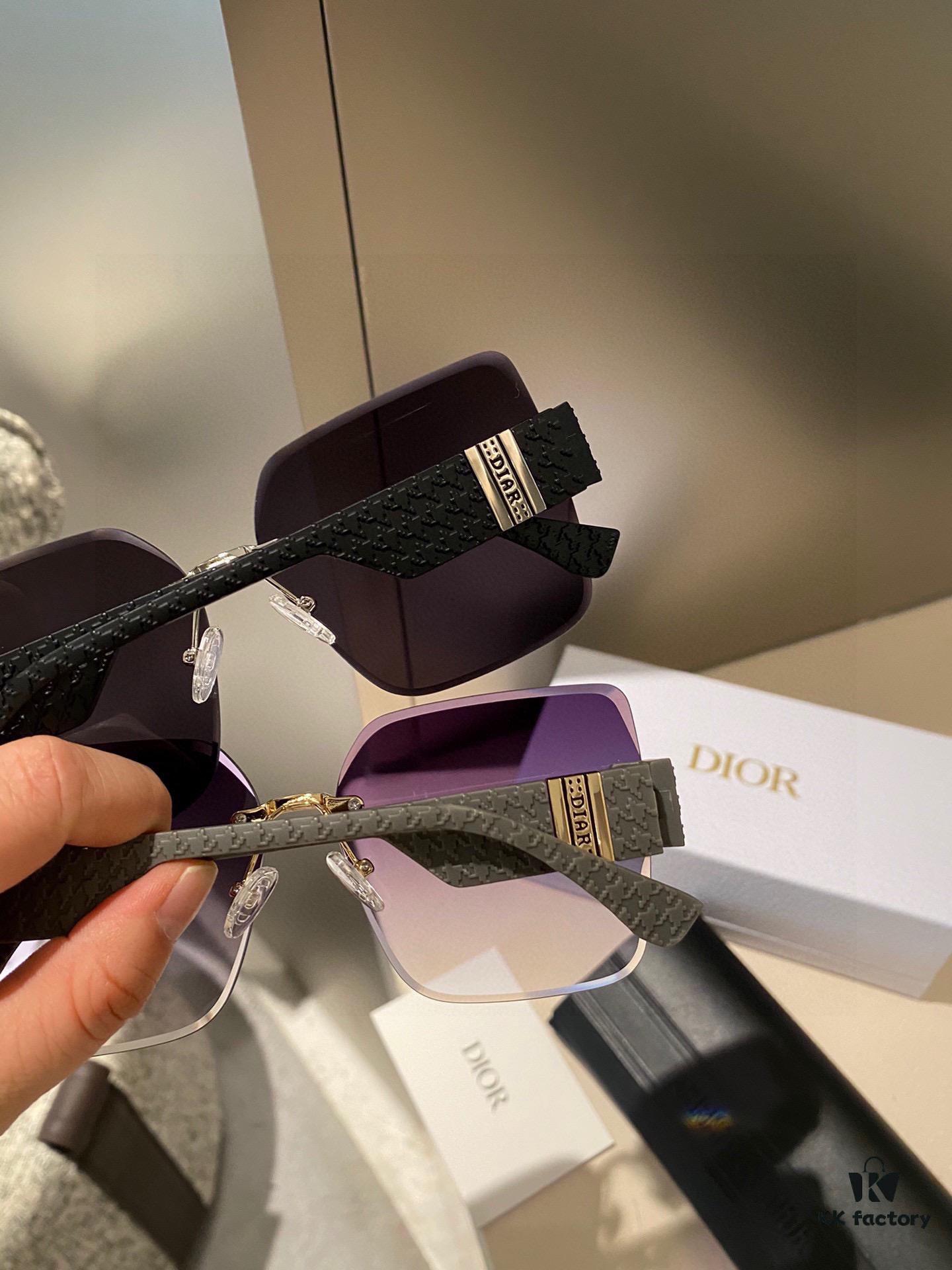 Dior Polarized Resin Sunglasses, New Small Luxury Style, Lightweight UV Protection, Perfect for Travel and Daily Wear