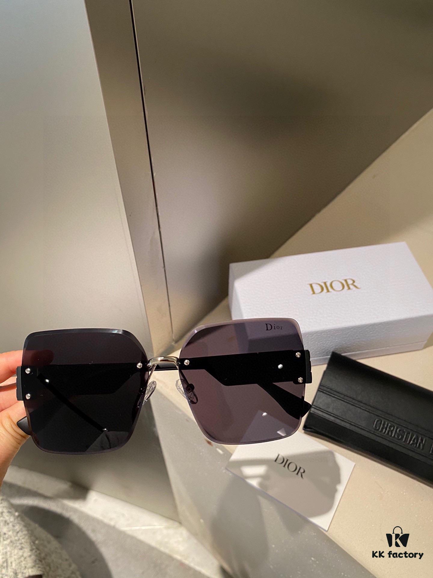 Dior Polarized Resin Sunglasses, New Small Luxury Style, Lightweight UV Protection, Perfect for Travel and Daily Wear