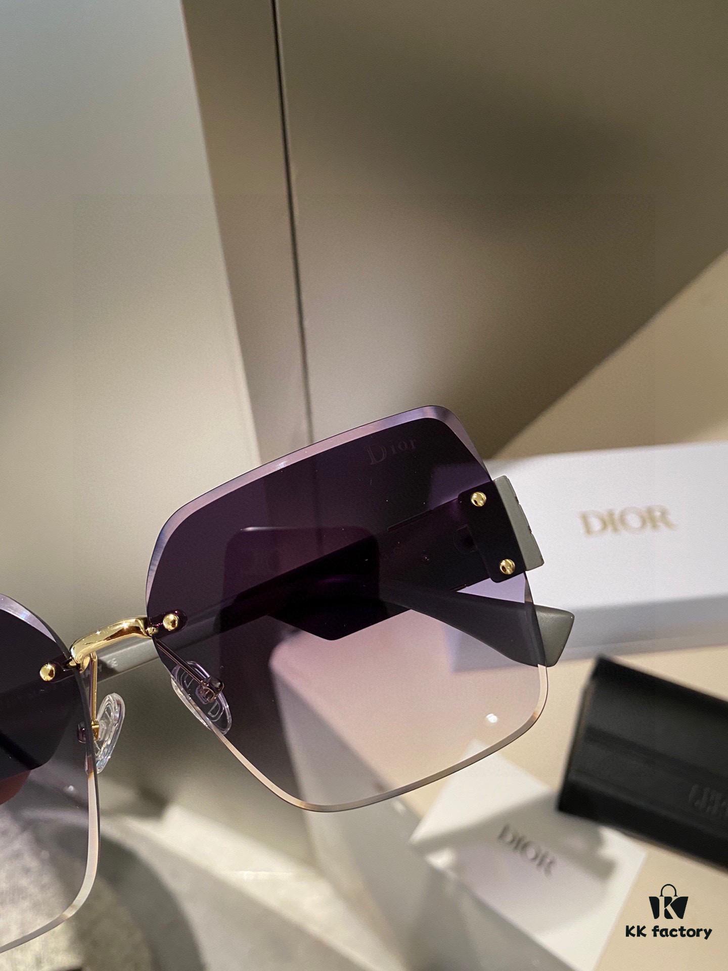 Dior Polarized Resin Sunglasses, New Small Luxury Style, Lightweight UV Protection, Perfect for Travel and Daily Wear