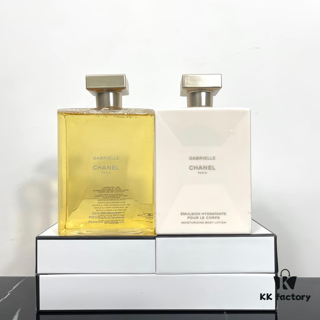 Chanel Gabrielle Shower Fragrance Two-Piece Set! Includes: Body Lotion 200ml, Shower Gel 200ml