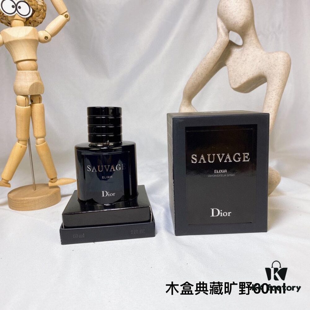 Free Shipping Dior Wooden Box Limited Sauvage Perfume 60ml