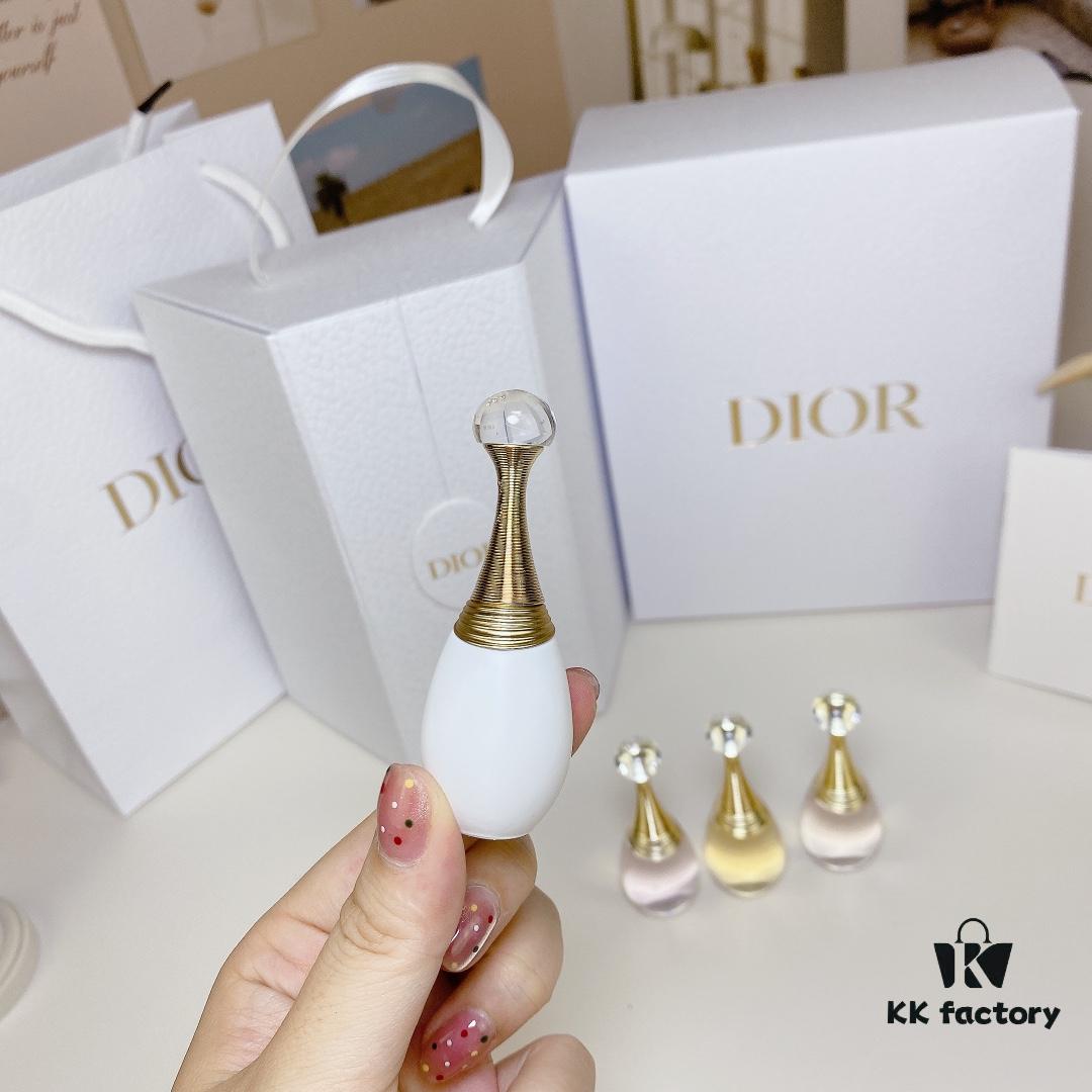 Free Shipping Dior J'adore Perfume Gift Set, Castle of Dreams J'adore Collection 4-Piece Set, Christmas Birthday Gift Box for Women, Includes Official Store Tote Bag