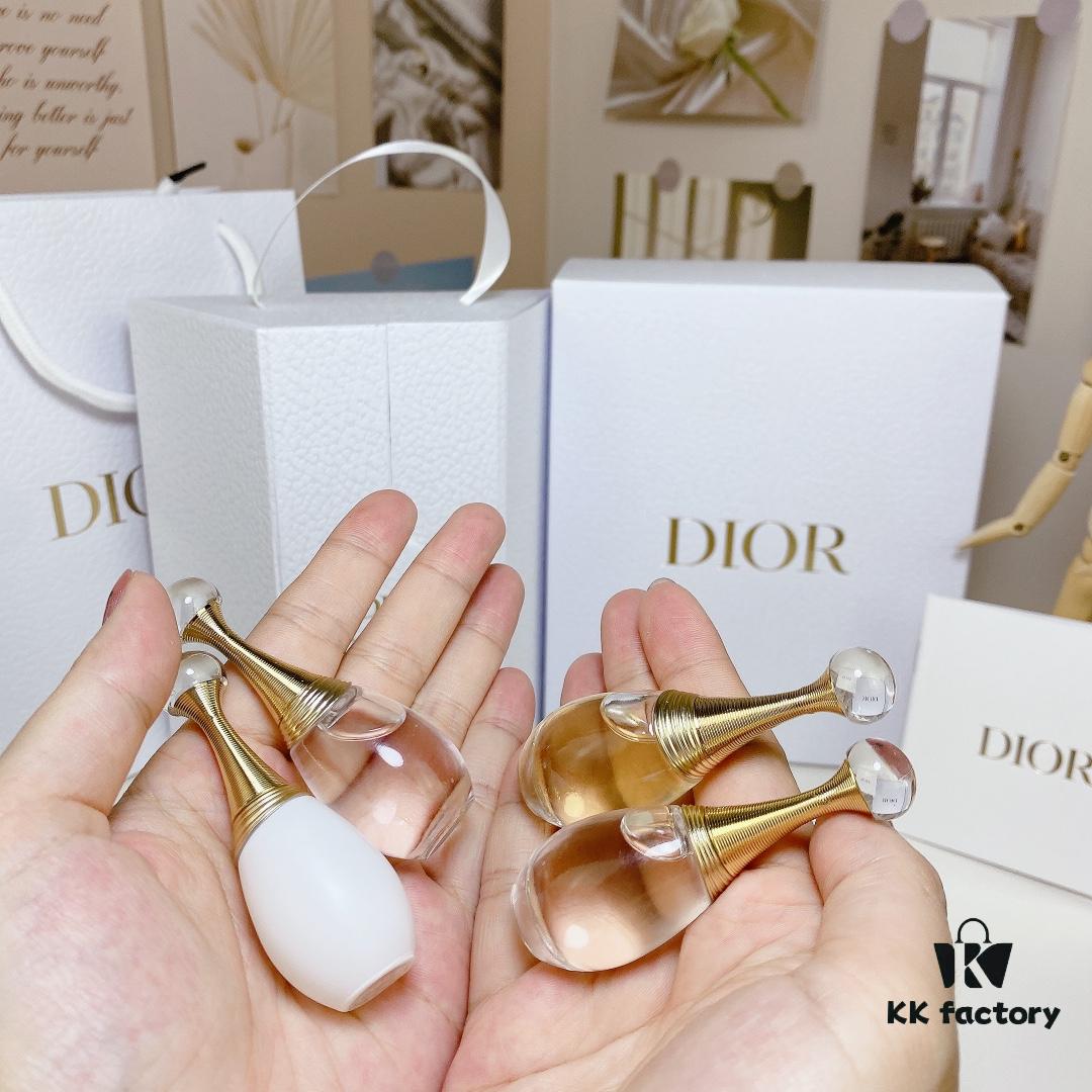 Free Shipping Dior J'adore Perfume Gift Set, Castle of Dreams J'adore Collection 4-Piece Set, Christmas Birthday Gift Box for Women, Includes Official Store Tote Bag