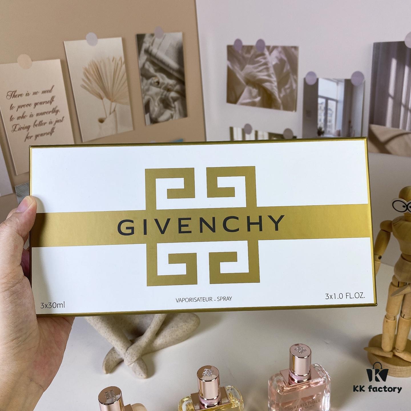 Givenchy L'Interdit Eau de Toilette Mini Set for Women 30ml×3 with Spray Caps, Includes: L'Interdit Eau de Toilette, Rose L'Interdit Eau de Toilette, L'Interdit Intense Eau de Parfum