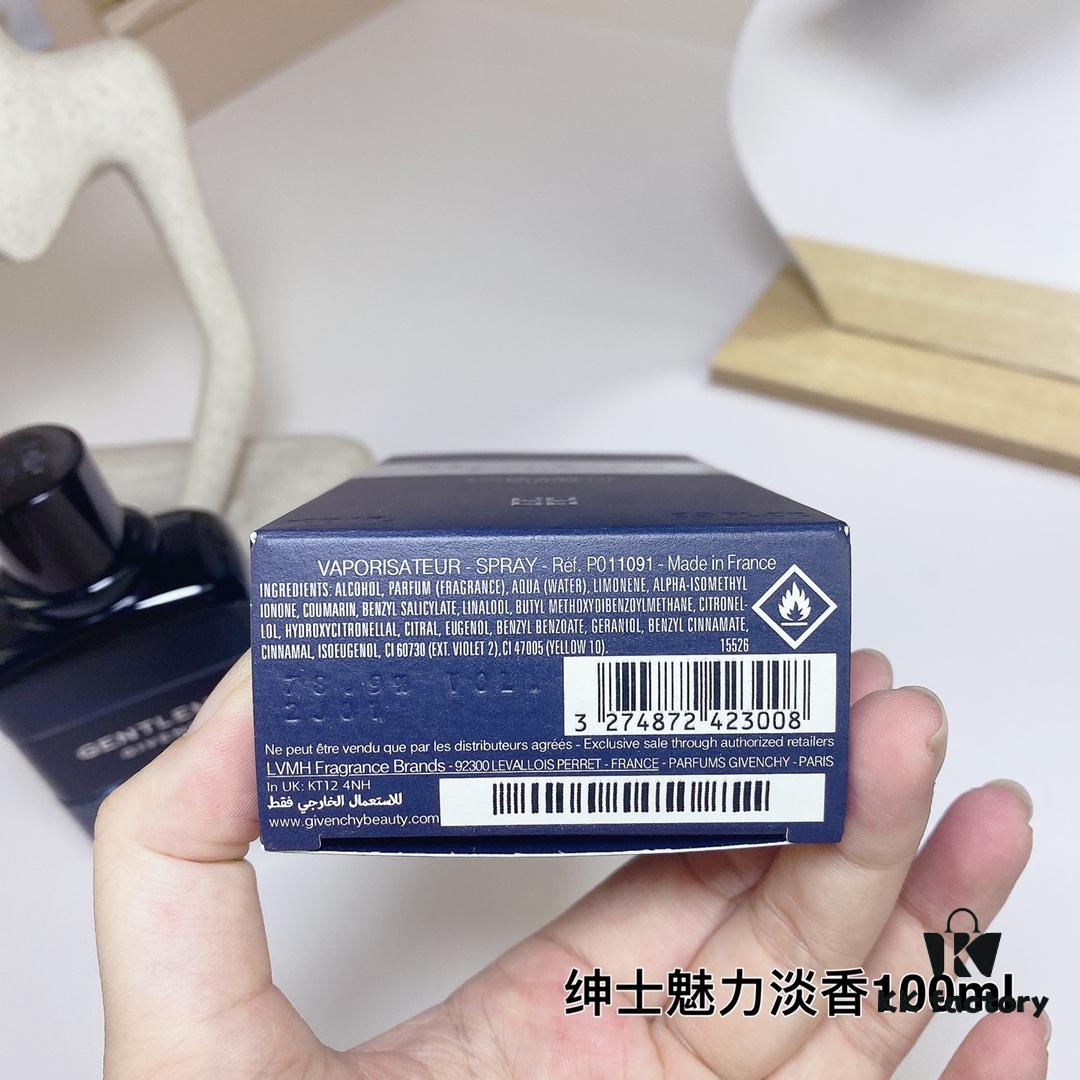 Free Shipping Givenchy Gentlemen's Charm GENTLEMAN Eau de Toilette for Men 100ml