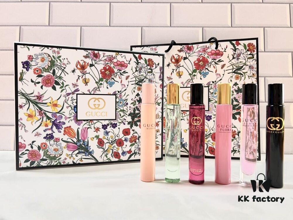 Free Shipping Gucci Rollerball 7.4ML Six-Piece Set with Gift Bag