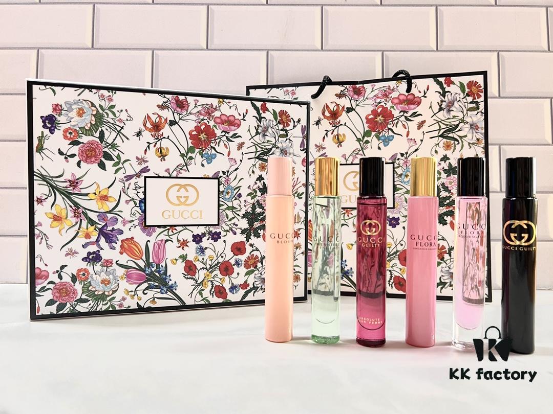 Free Shipping Gucci Rollerball 7.4ML Six-Piece Set with Gift Bag