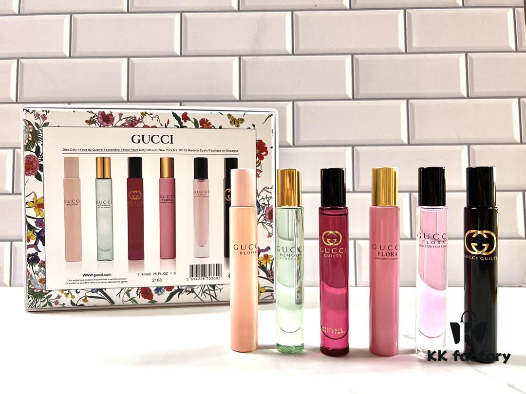 Free Shipping Gucci Rollerball 7.4ML Six-Piece Set with Gift Bag
