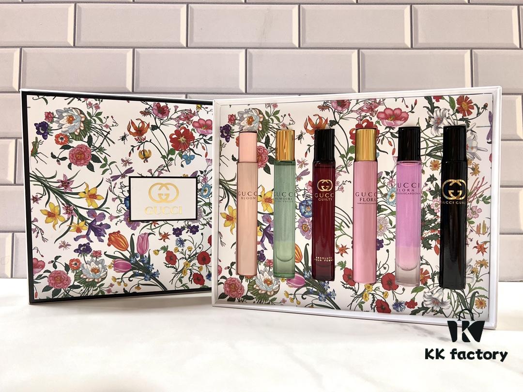Free Shipping Gucci Rollerball 7.4ML Six-Piece Set with Gift Bag