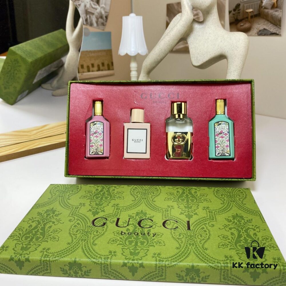 Free Shipping Gucci Bloom Perfume Sample Set 5ml Four-piece Set with Real Photos In Stock