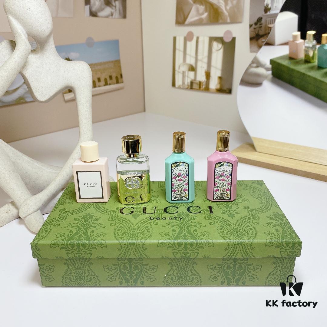 Free Shipping Gucci Bloom Perfume Sample Set 5ml Four-piece Set with Real Photos In Stock
