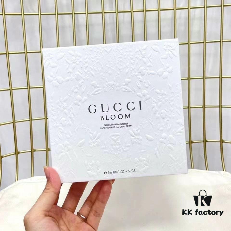 Original Quality Gucci Bloom Mini Perfume Set 5-Piece in White Box