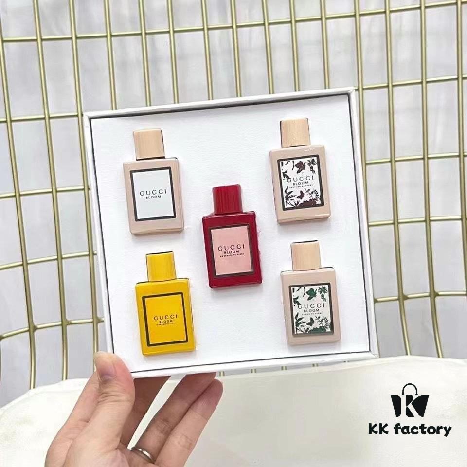 Original Quality Gucci Bloom Mini Perfume Set 5-Piece in White Box