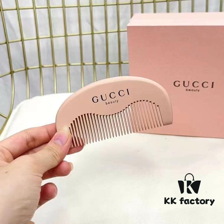 Gucci Lipstick Perfume Set of Three: Gucci Bloom Perfume + Gucci Floral 25 Lipstick + Gucci Comb