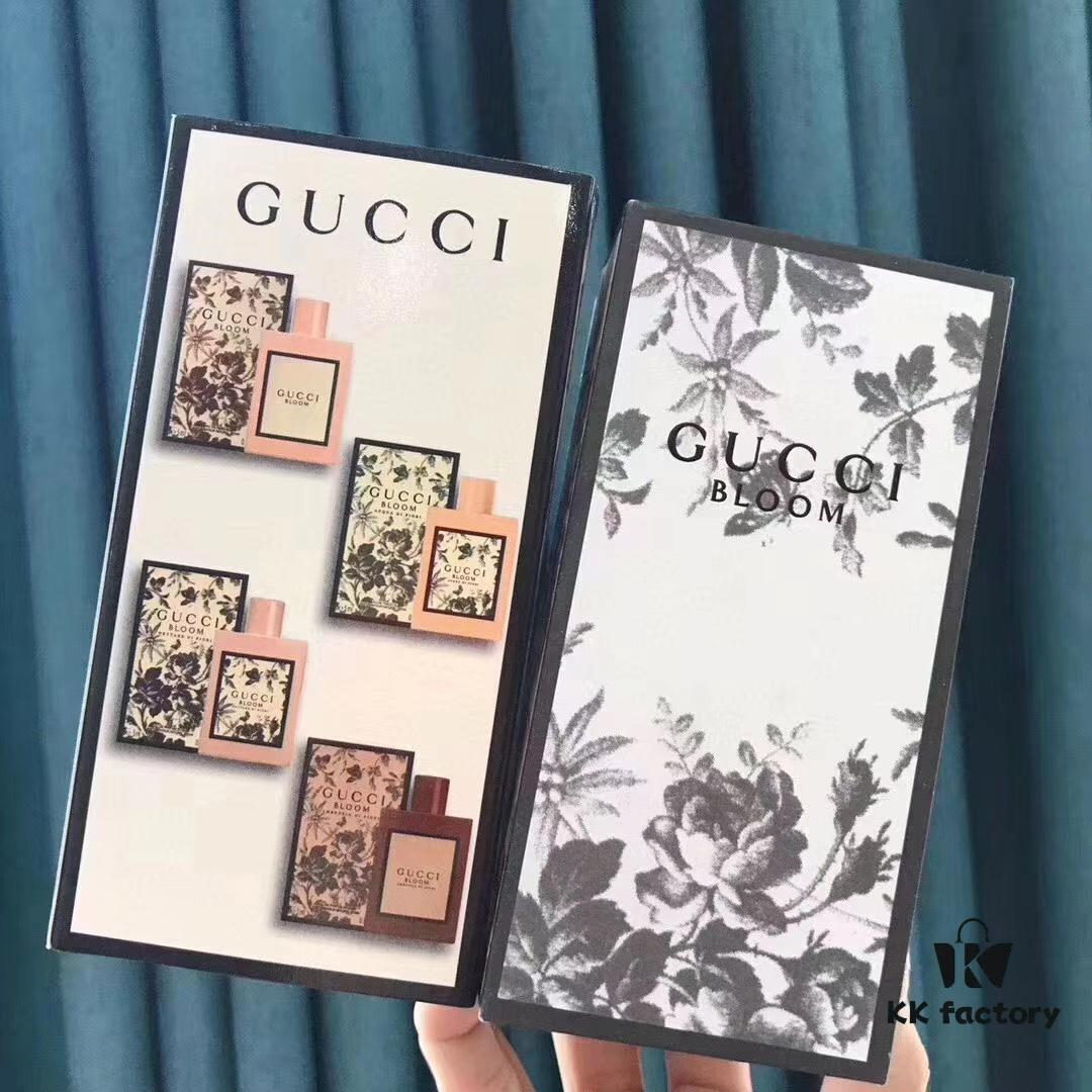 Gucci Flora Perfume Sample Set 5ml Four-Piece! Includes: Red, Green, Black, and Red Flora 5ml × 4