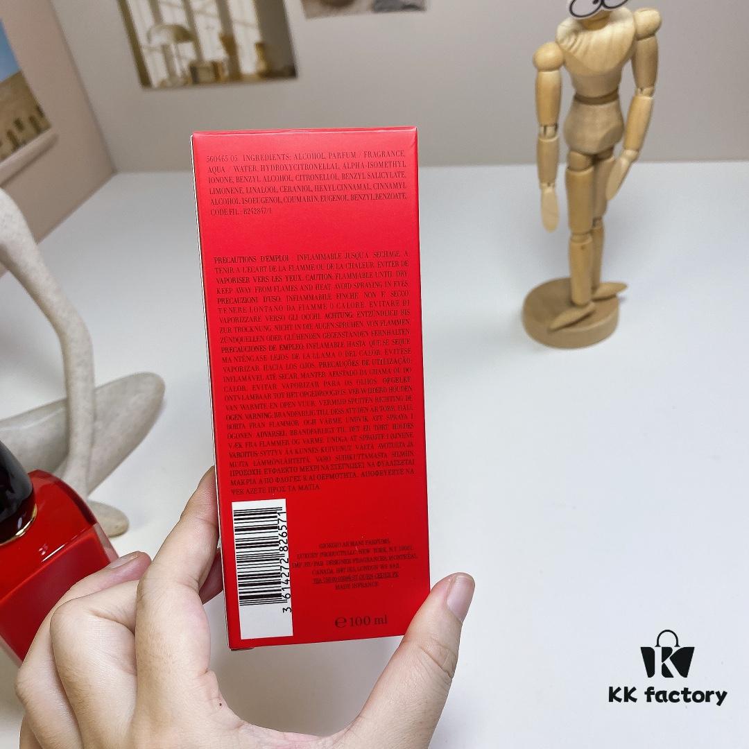 Free Shipping Giorgio Armani 2020 New Arrival Gradual Red Intense Love Edition Women's Perfume EDP 100ml