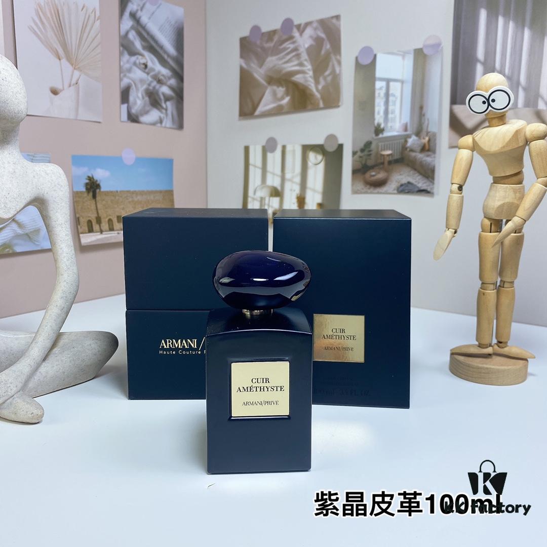 Free Shipping Violet Crystal Leather 100ml Armani Haute Couture Collection - Giorgio Armani Cuir Amethyste, 2005