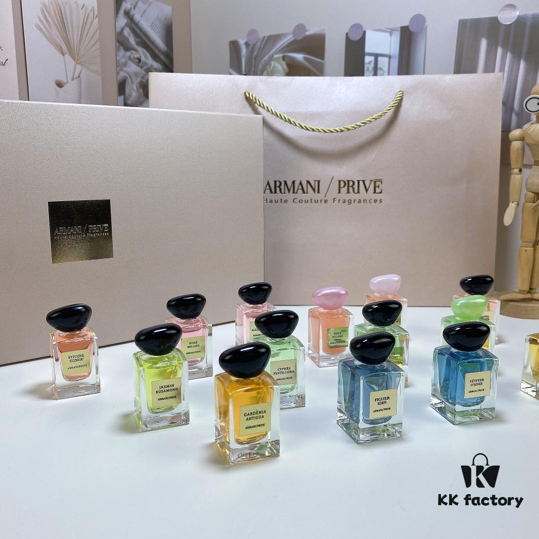 Free Shipping Q-Format Armani Haute Couture Perfume Collection 14-Piece Set with Retail Tote Bag