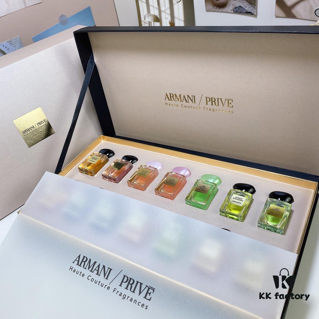 Free Shipping Q-Format Armani Haute Couture Perfume Collection 14-Piece Set with Retail Tote Bag