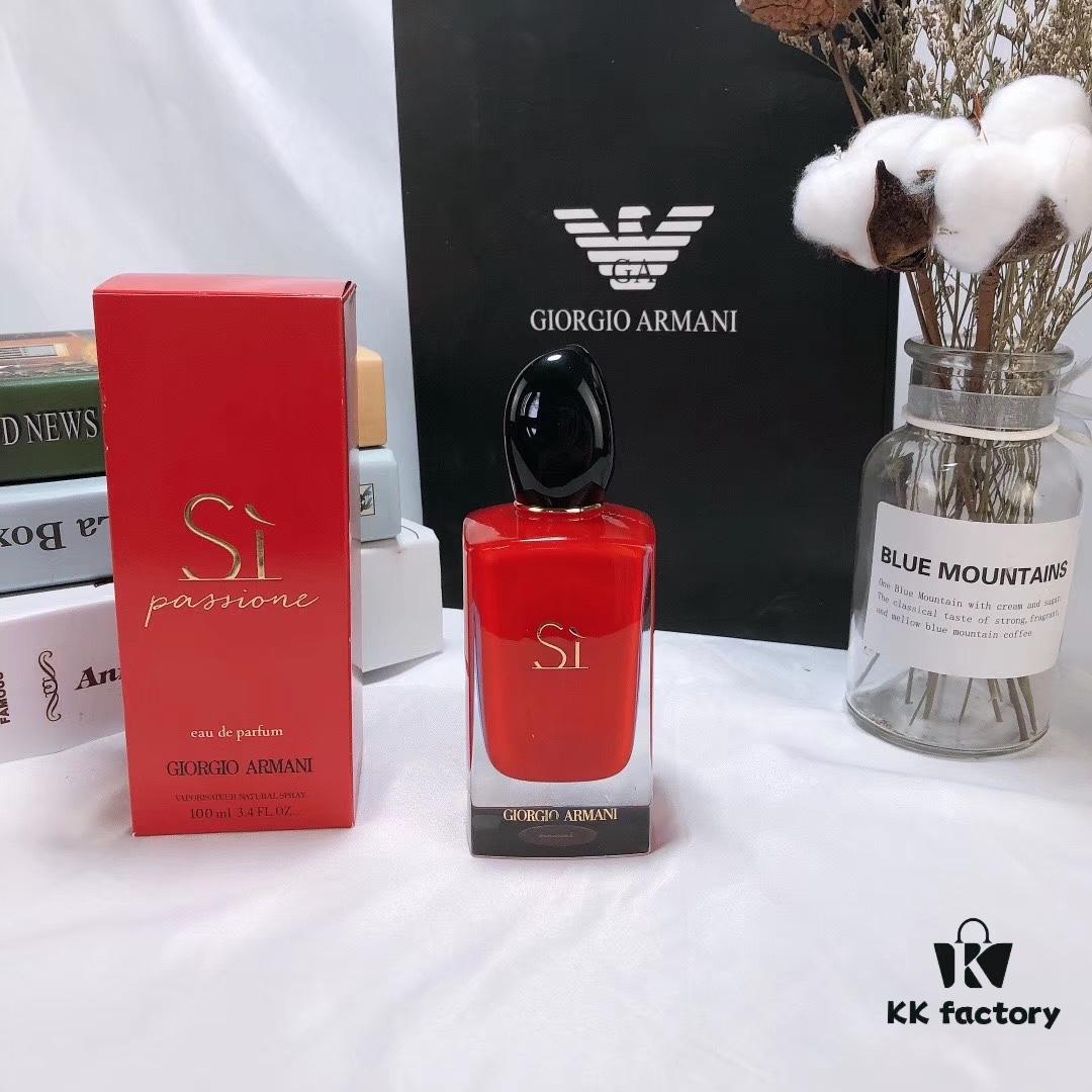 Free Shipping Armani Si Passione Red Limited Edition Perfume 2018 New EDP Intense Fragrance 100ml