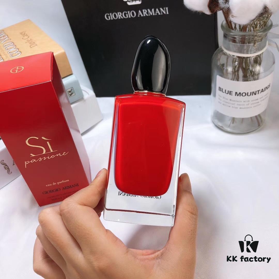Free Shipping Armani Si Passione Red Limited Edition Perfume 2018 New EDP Intense Fragrance 100ml