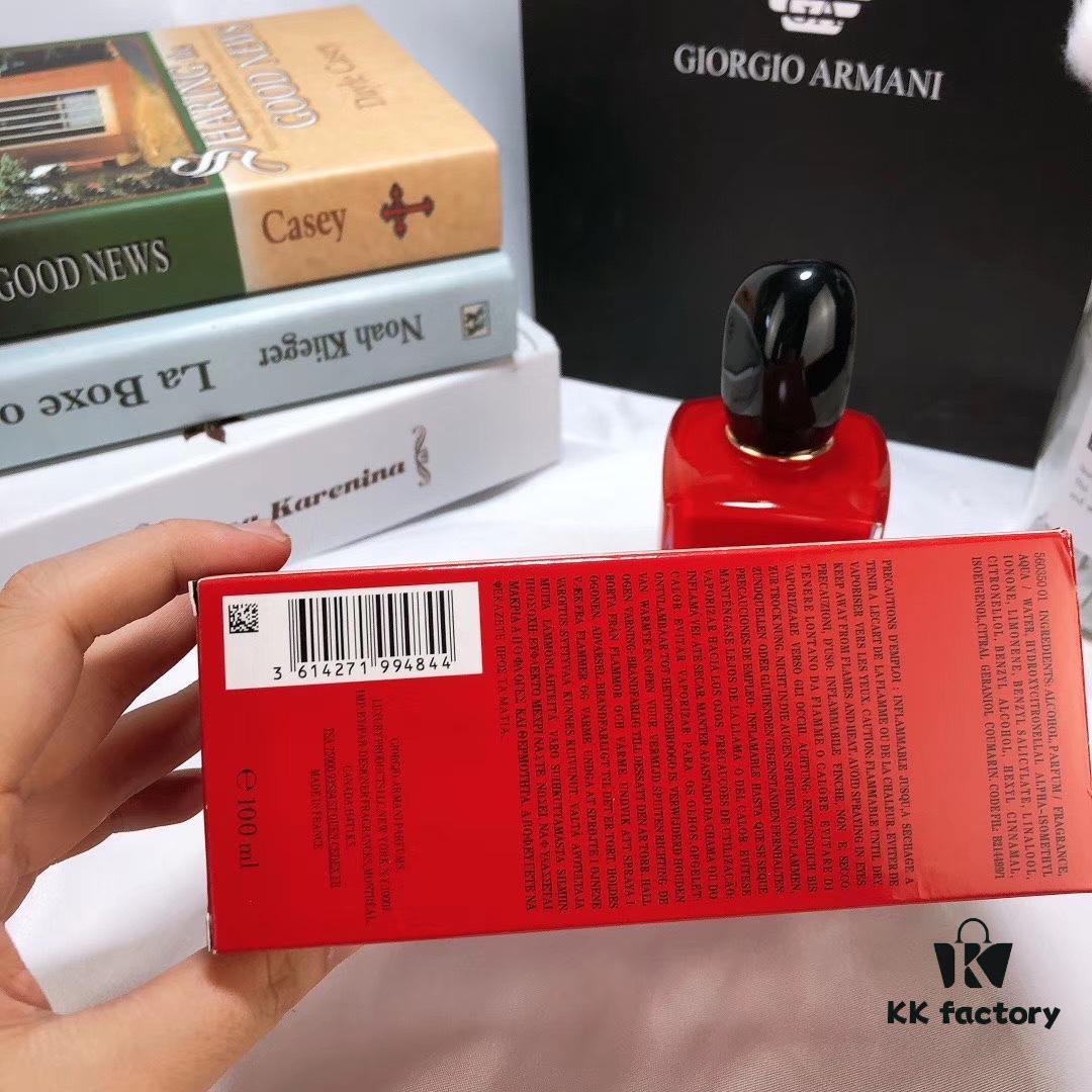 Free Shipping Armani Si Passione Red Limited Edition Perfume 2018 New EDP Intense Fragrance 100ml