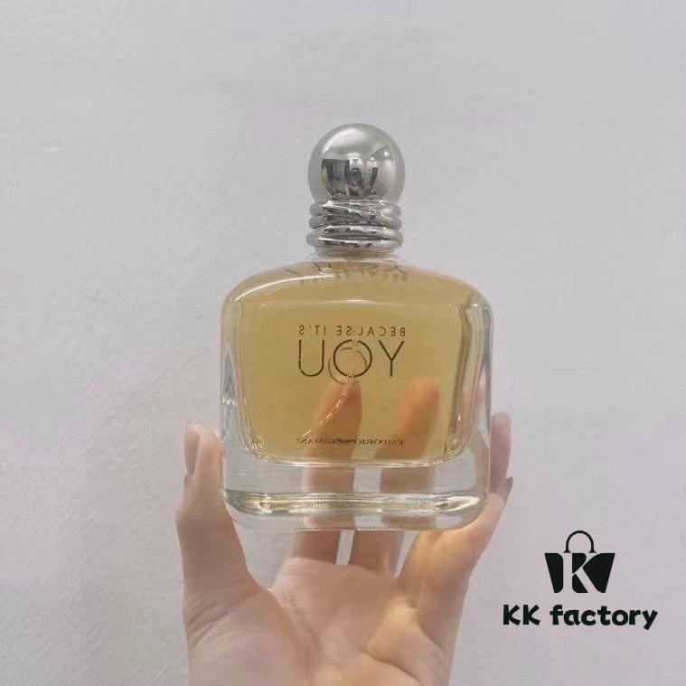 Armani Stronger With You EDT Men's Eau de Toilette 100ml, Armani Because It's You EDP Women's Perfume 100ml