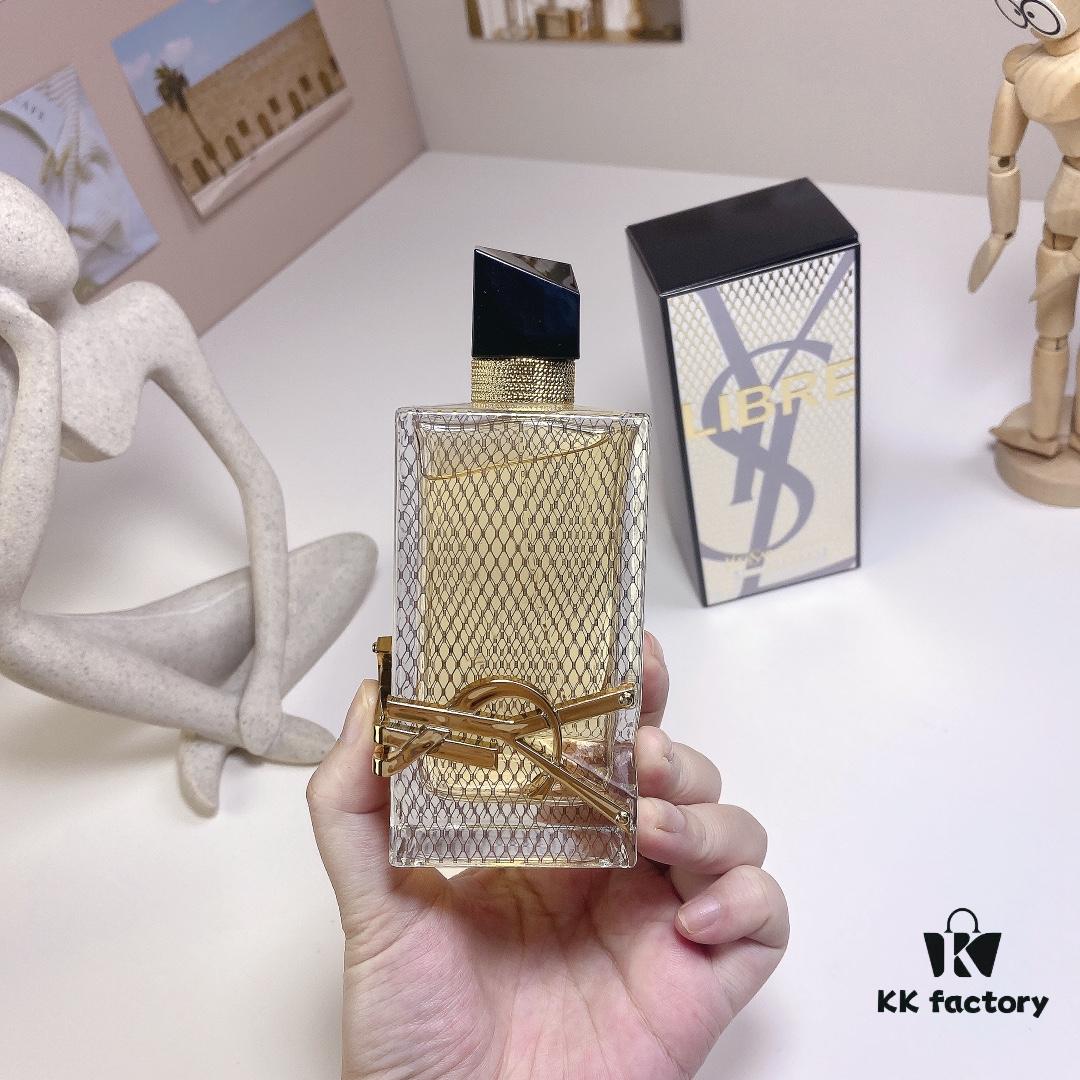 Free Shipping YSL Saint Laurent 2024 Christmas Limited Edition Gilded Lace Version Libre Eau de Parfum 90ml