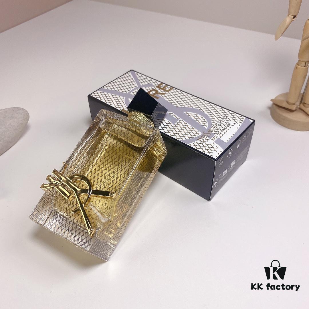 Free Shipping YSL Saint Laurent 2024 Christmas Limited Edition Gilded Lace Version Libre Eau de Parfum 90ml