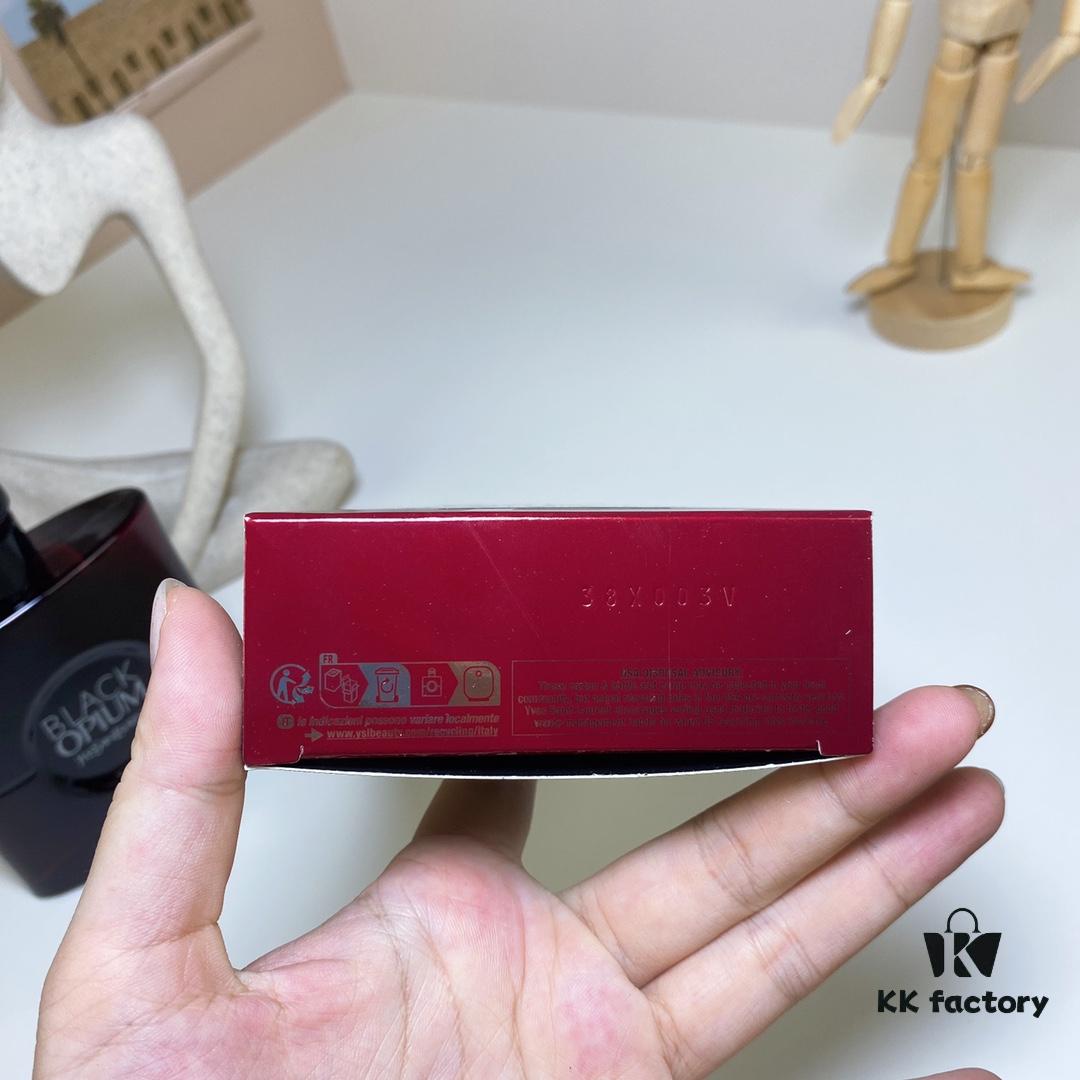 Free Shipping Saint Laurent Deep Red Cherry Black Opium 90ml Women's Perfume