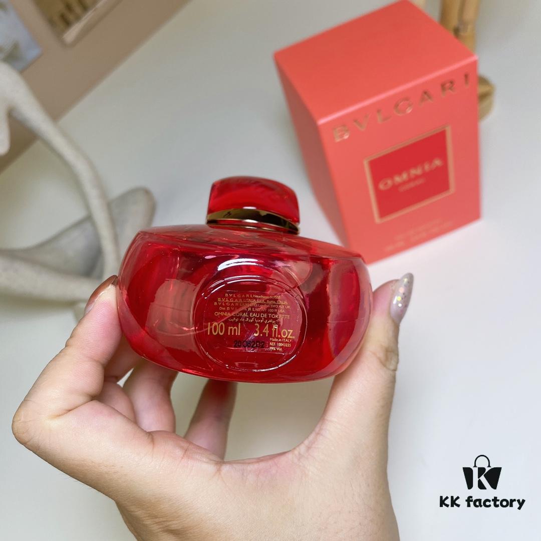 Free Shipping Bvlgari New Crystal Red Crystal Women's Perfume 100ml