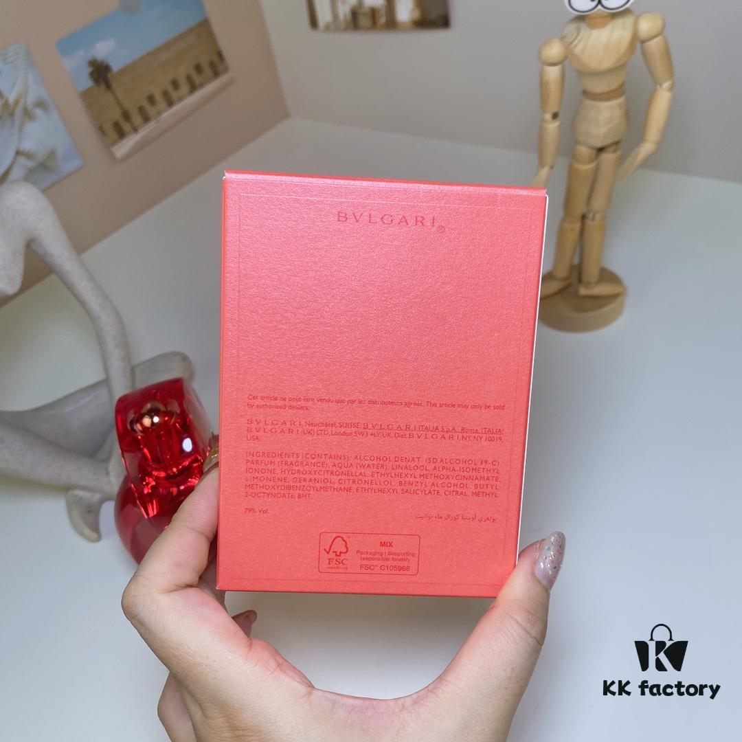 Free Shipping Bvlgari New Crystal Red Crystal Women's Perfume 100ml