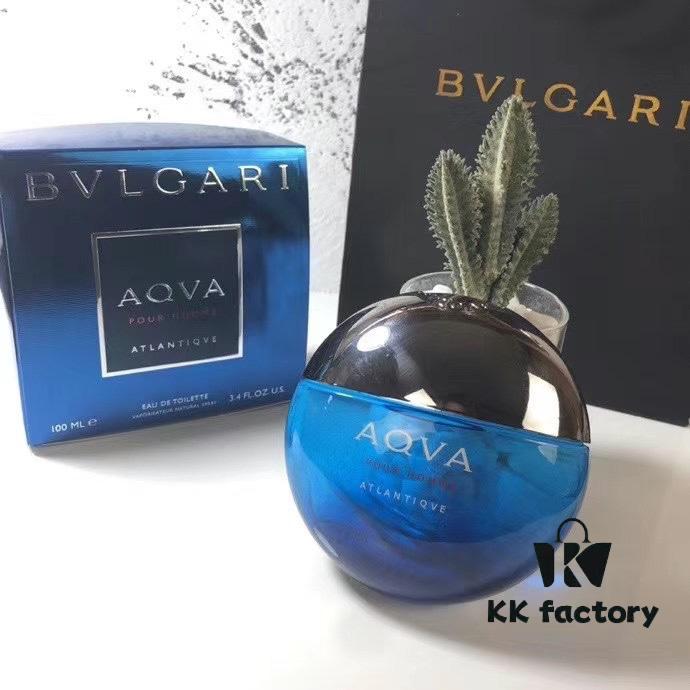 Bvlgari Aqva Pour Homme Men's Fragrance 100ML in Aqua, Light Blue, and Coastal Blue